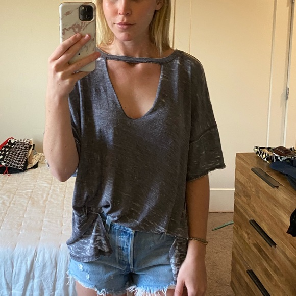 Free People Cutout Tee - Picture 4 of 4